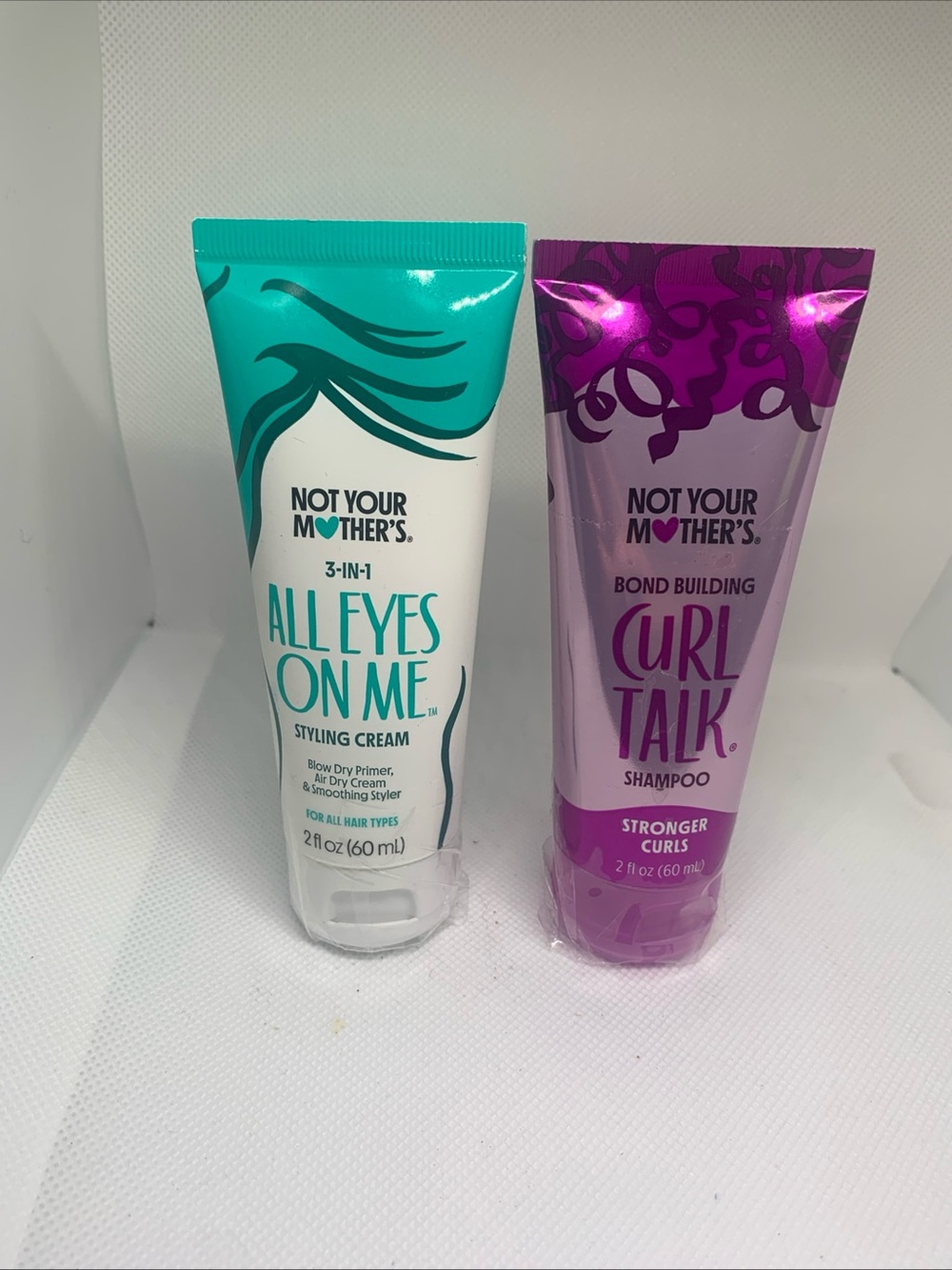 Not Your Mother’s Curl Talk Shampoo and All Eyes on Me Styling Cream- 2fl Oz